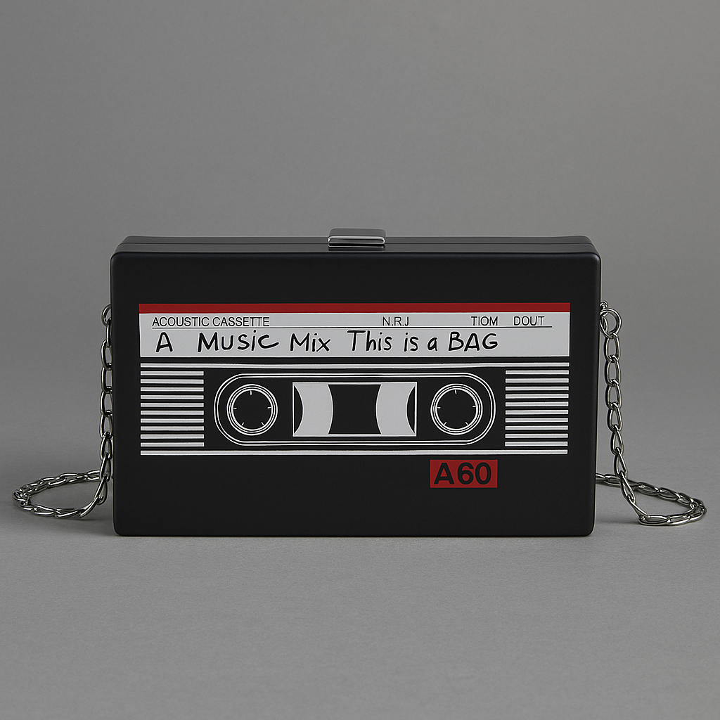 Music Mix Clutch Bag